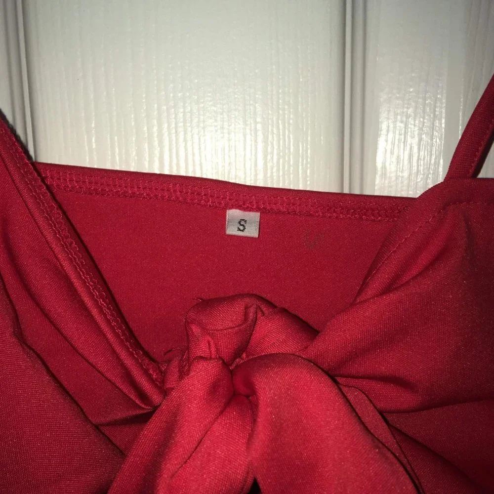 Red Tie Shirt Small